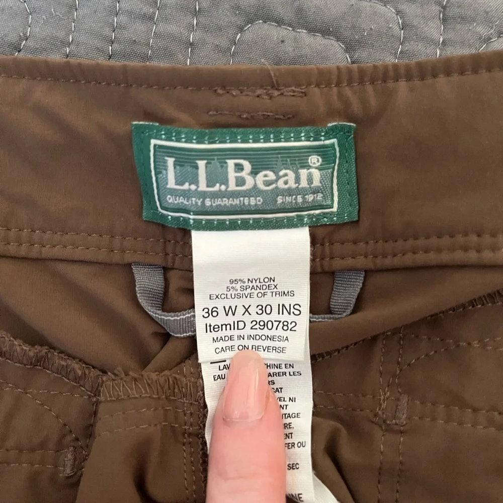 L.L. Bean Men's Dark Cider Hiking Pants